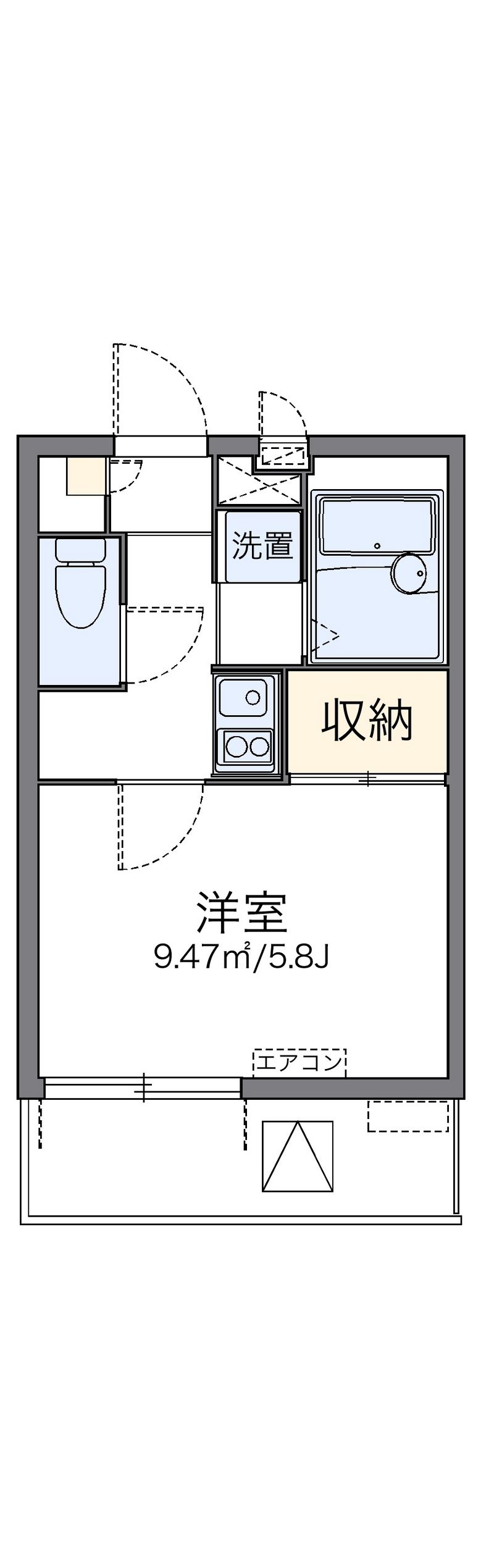 レオパレスサンシャイン 間取り