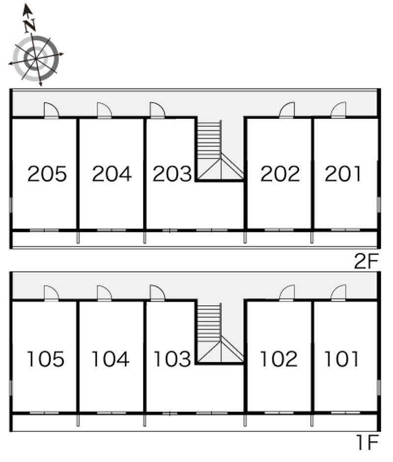 レオパレスアージュ 間取り配置図