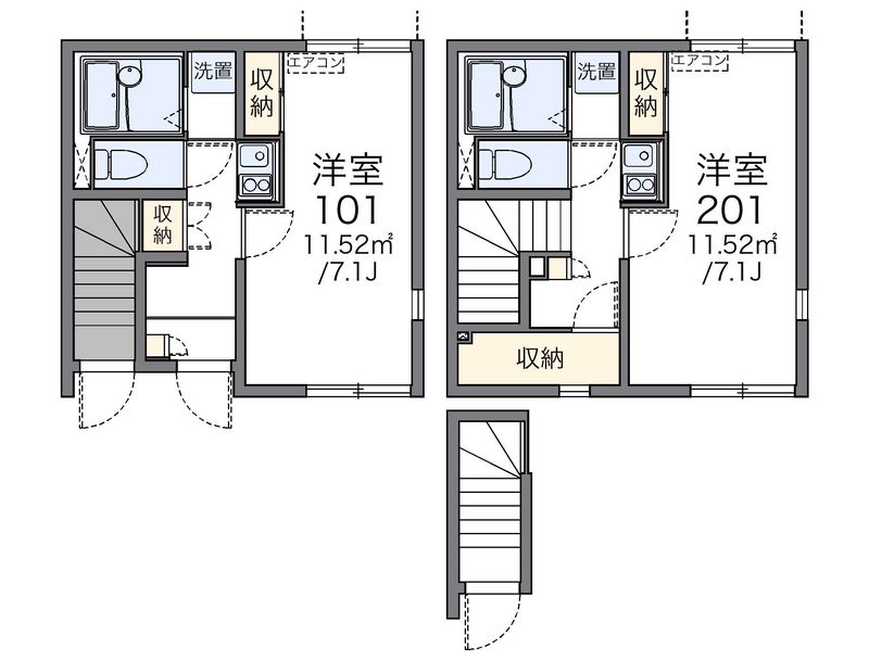 レオネクストウィング６ 間取図