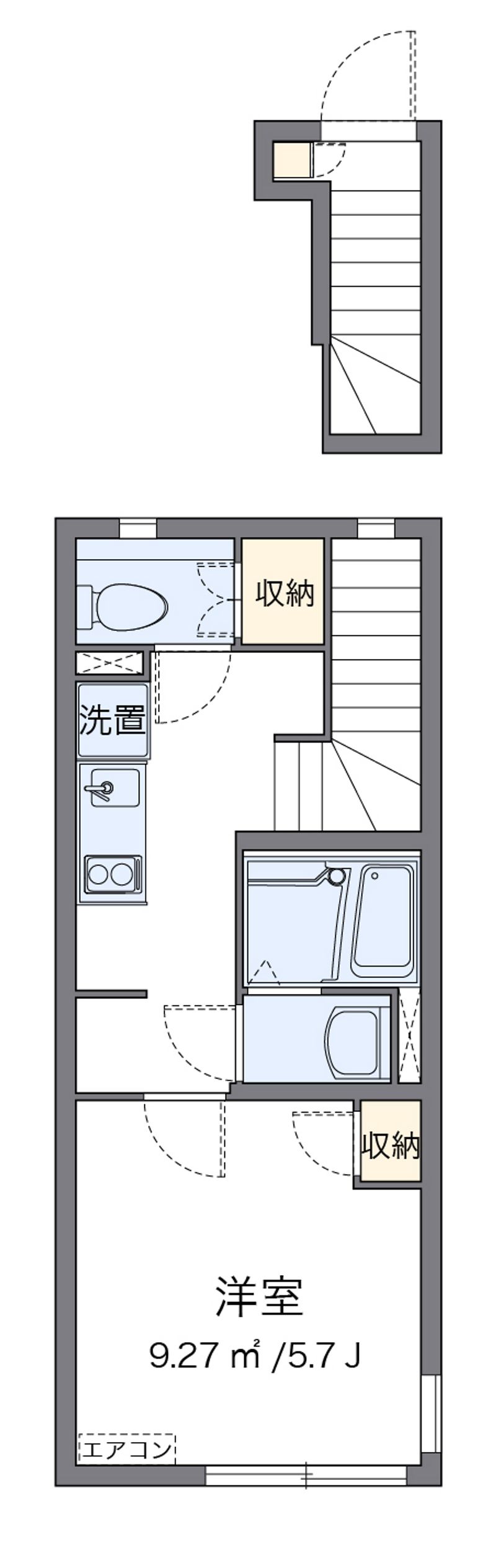 クレイノ葵芳　２号館 間取図