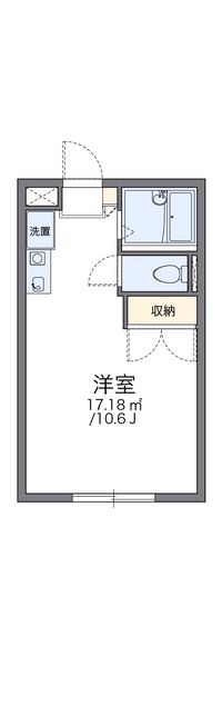 レオパレスフルヤ 間取り図