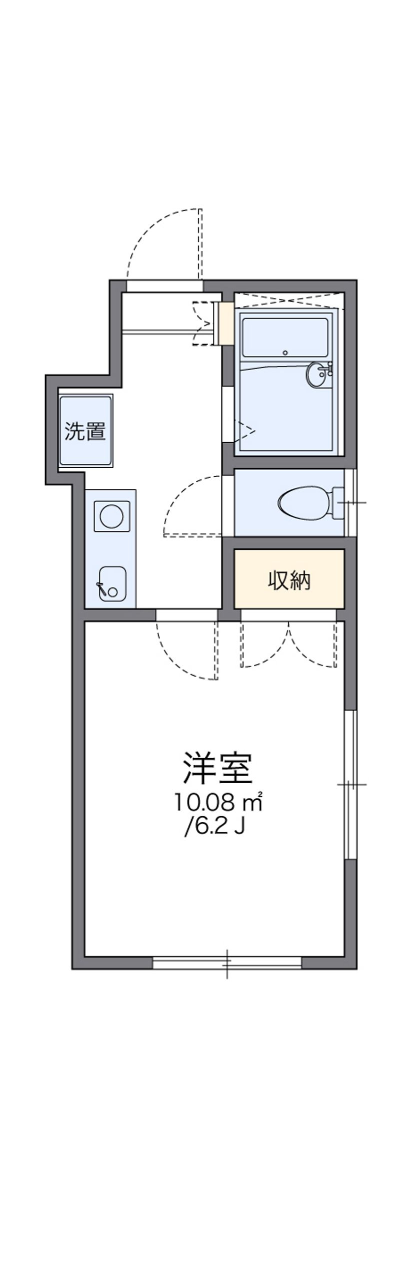 レオパレス砂子町 間取り