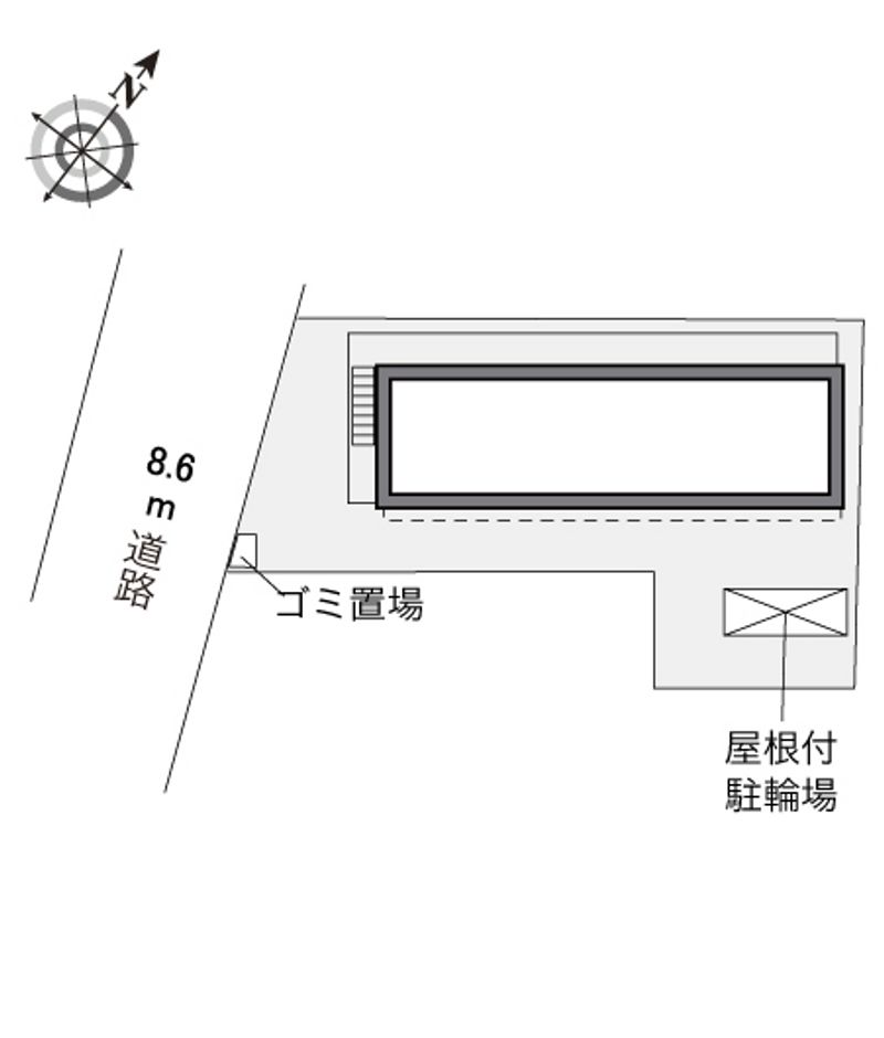 レオパレスカンポディフィオーリ 配置図