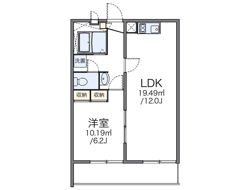 レオパレス下連雀 間取り