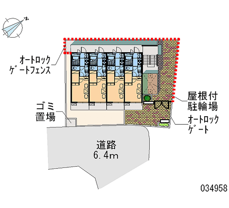レオパレスＷｅｌｉｎａ 区画図