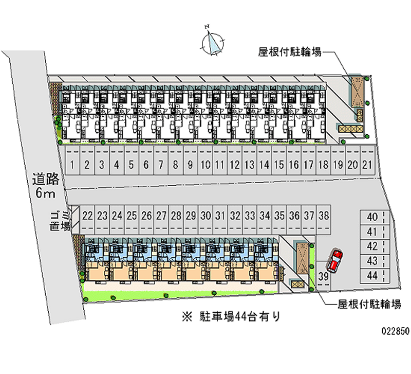 22850 bãi đậu xe hàng tháng