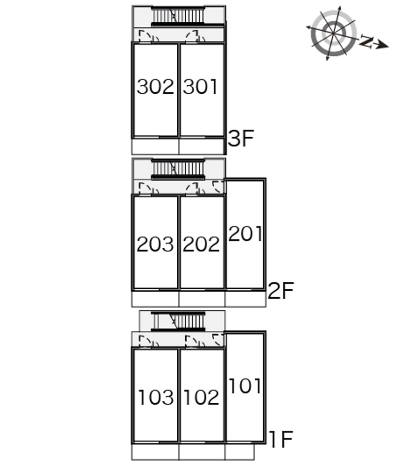 レオネクストプランドール石神井 間取り配置図