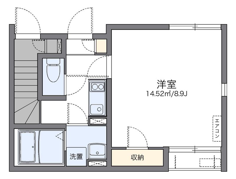 レオネクストヘリオス　ハウス 間取図