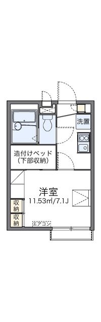 レオパレスエリジェ 間取り図