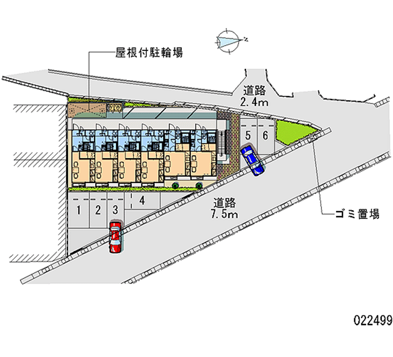 レオパレスＳＯＵ 月極駐車場