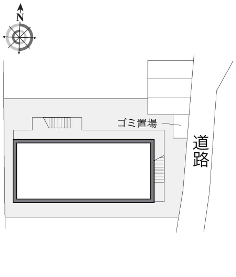 レオパレス国立東 配置図