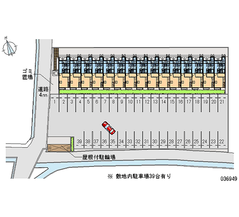 36949 Monthly parking lot