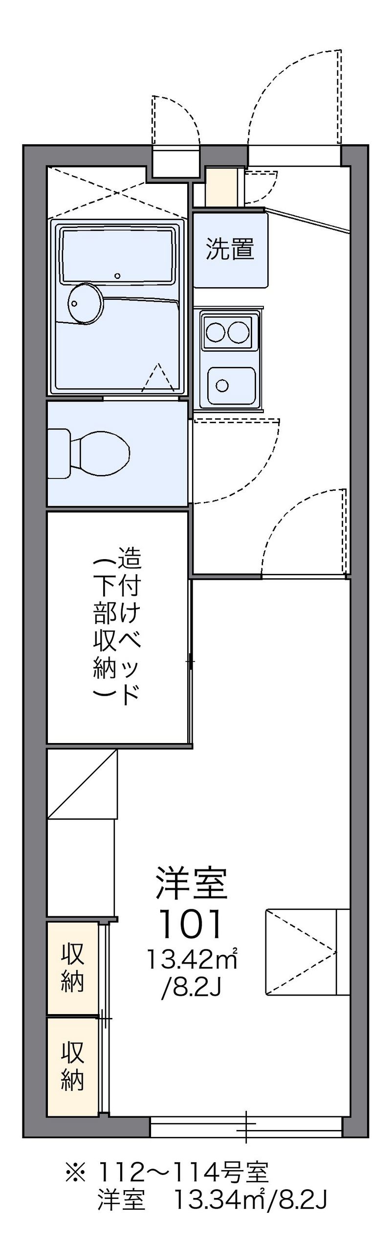 レオパレス８８ 間取図
