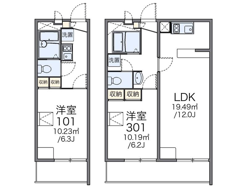 レオパレスＷＩＬＬ 間取図