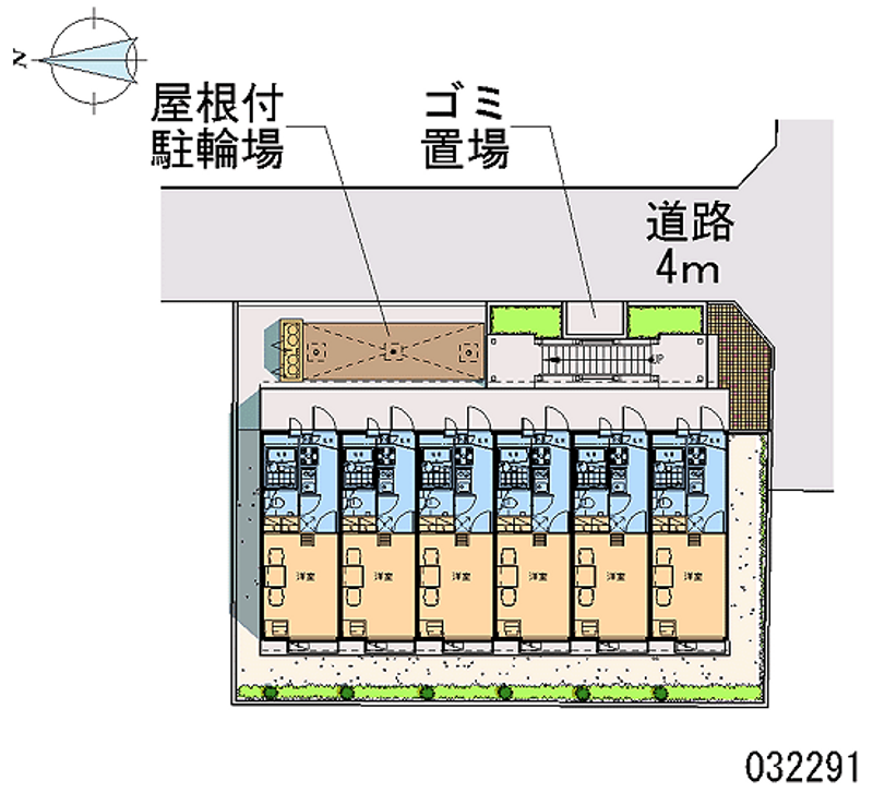 レオパレスノア大和 区画図
