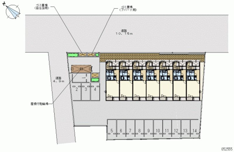 52555月租停车场