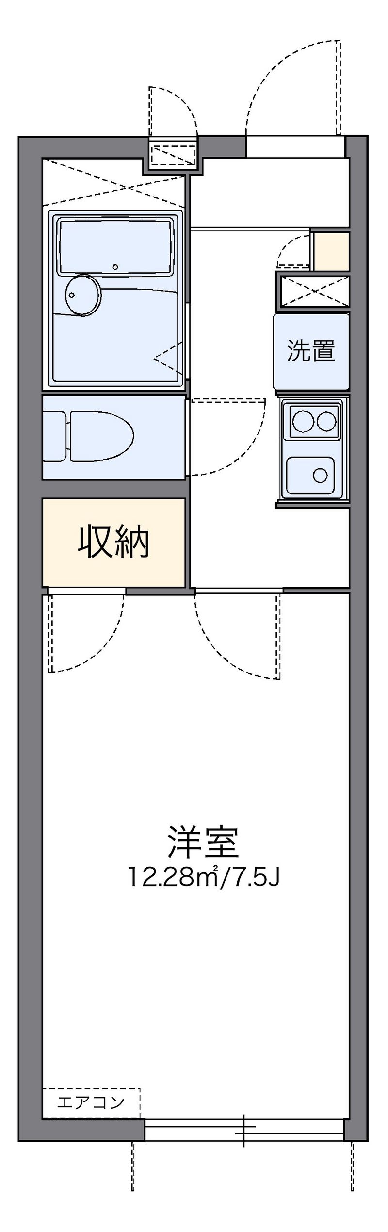 leopalace Koshin Sơ đồ nhà