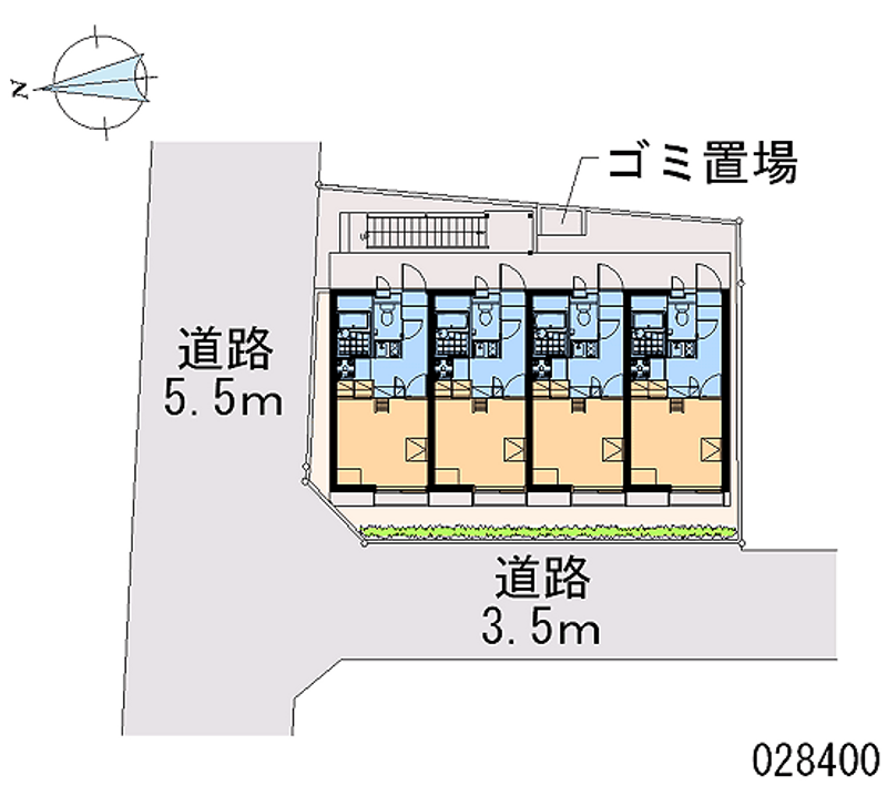 レオパレスのぞみ 区画図