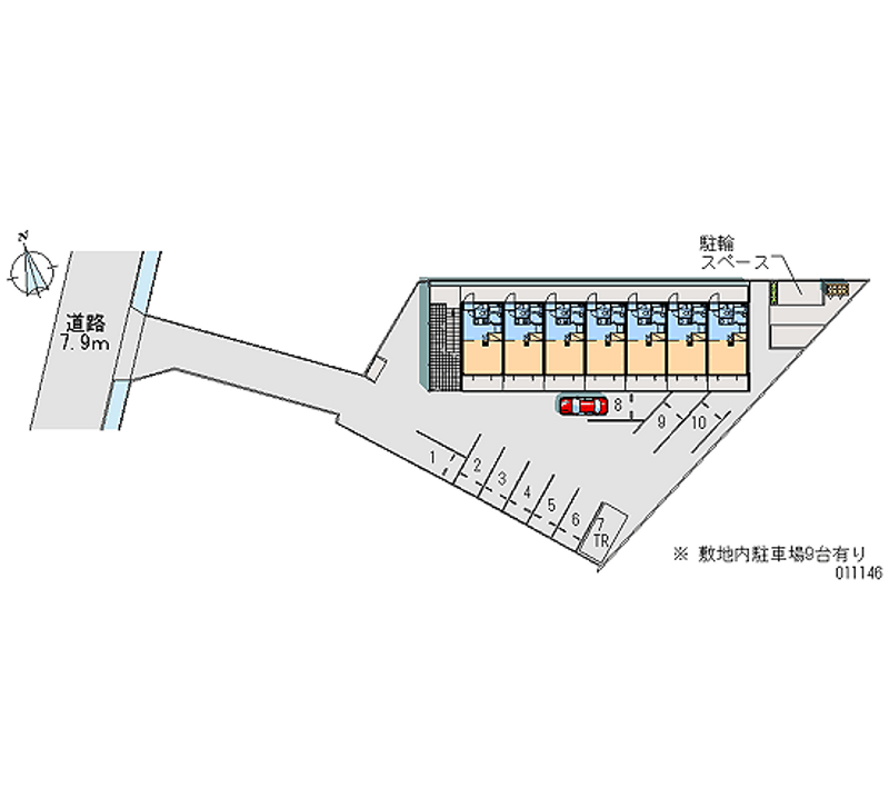 レオパレスＰｒｅｆｅｒｅｎｔｅ 月極駐車場