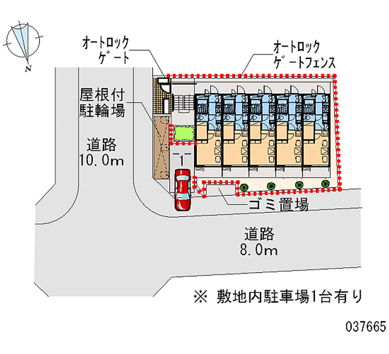 レオパレス大井町 月極駐車場