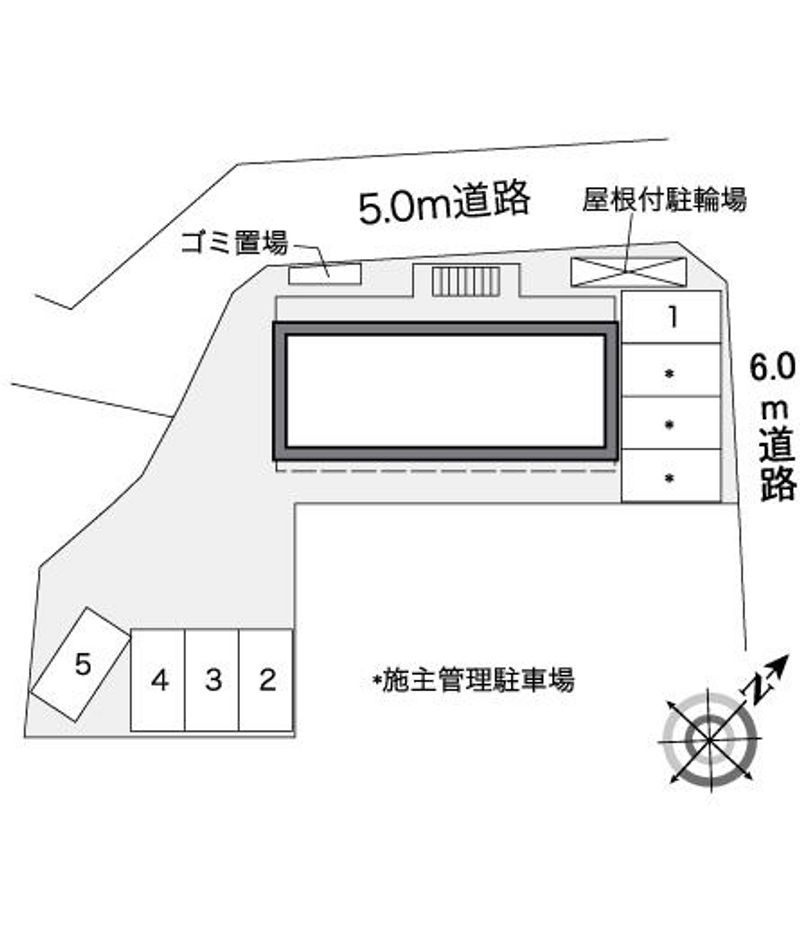 レオパレスリブェール 配置図