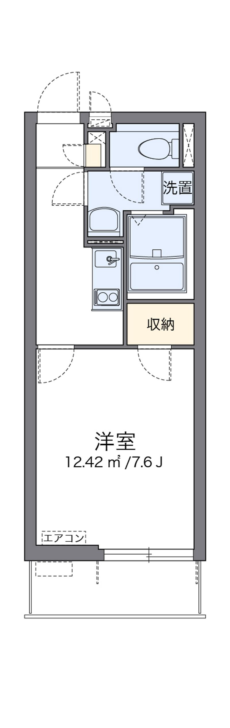 クレイノぬくもり 間取図