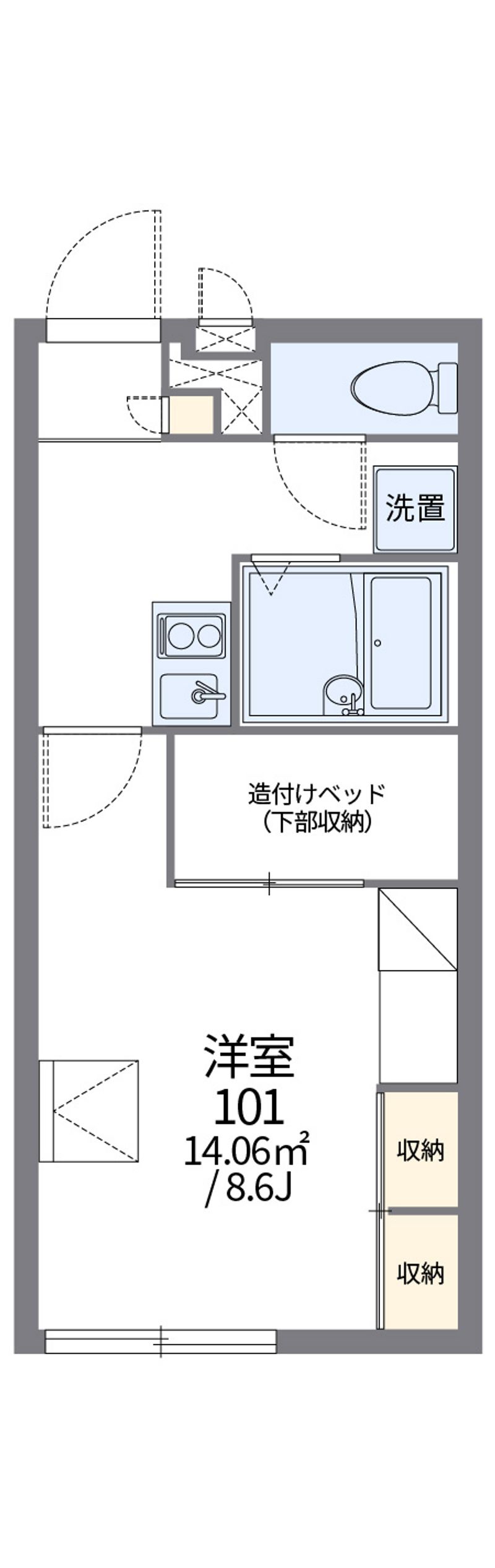 レオパレスサンシャインⅢ 間取図
