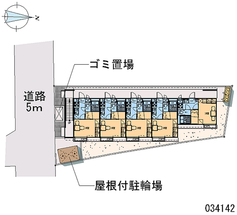 レオパレス大神宮下 区画図