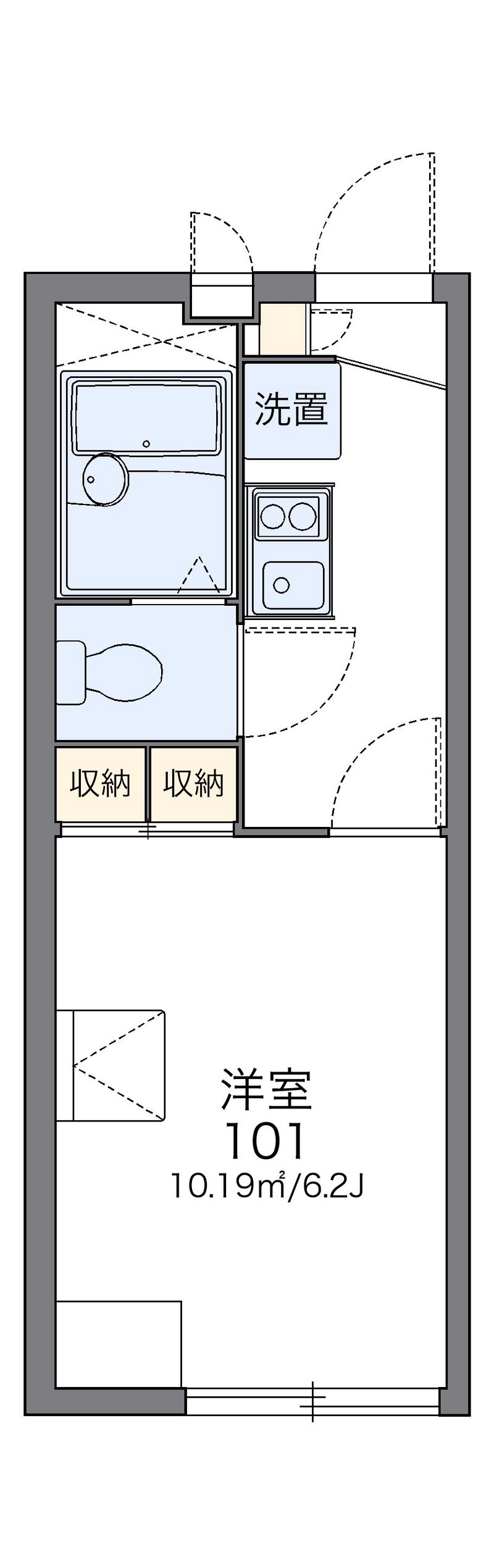 レオパレスエターナルⅢ 間取図