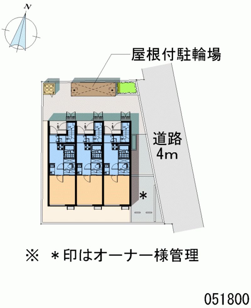 レオネクストさく 区画図