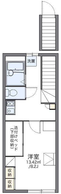 レオパレスＷｅｓｔ　Ⅲ 間取り図