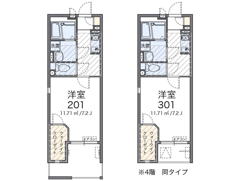 レオネクストＤ２　ａ１ 間取図