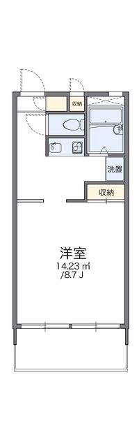 レオパレス神田 間取り図