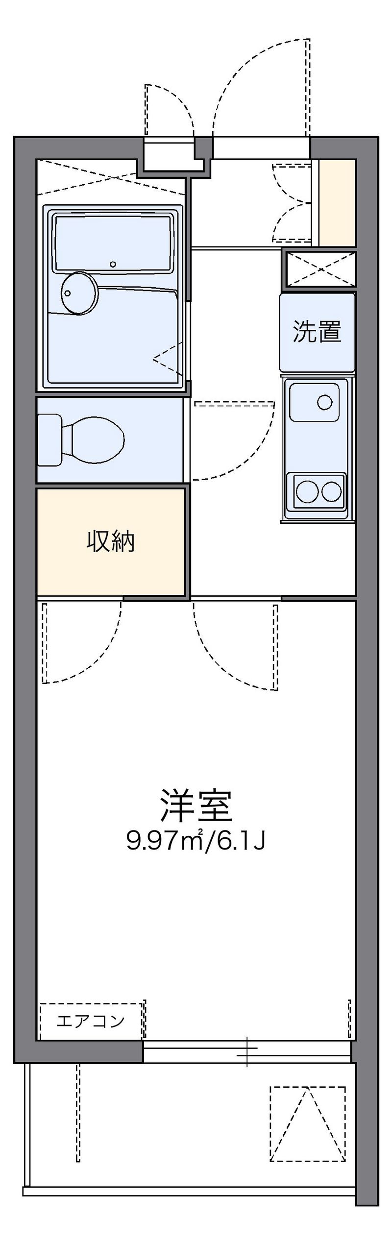 レオパレスＫＴ今池 間取図