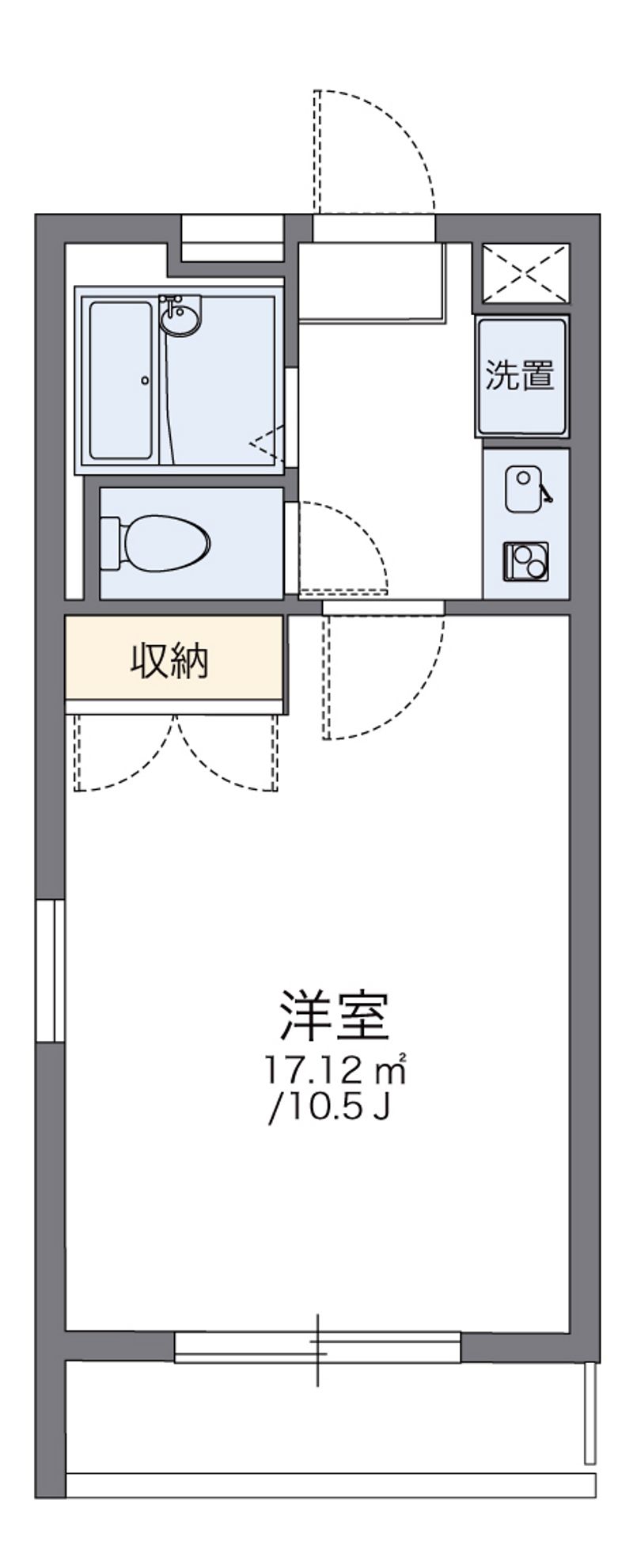 レオパレスパストラル 間取図