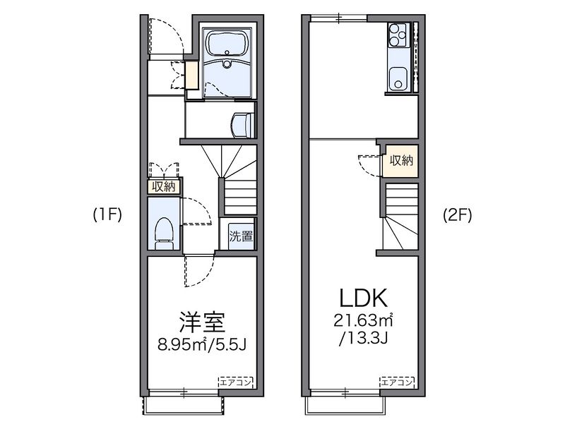レオネクスト梅の里Ⅱ 間取図