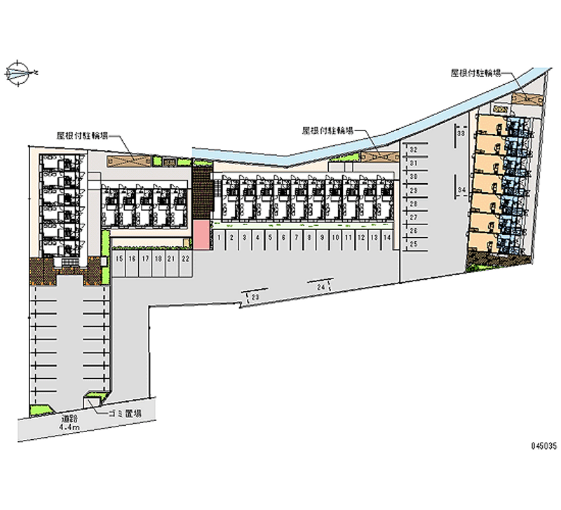 45035 bãi đậu xe hàng tháng