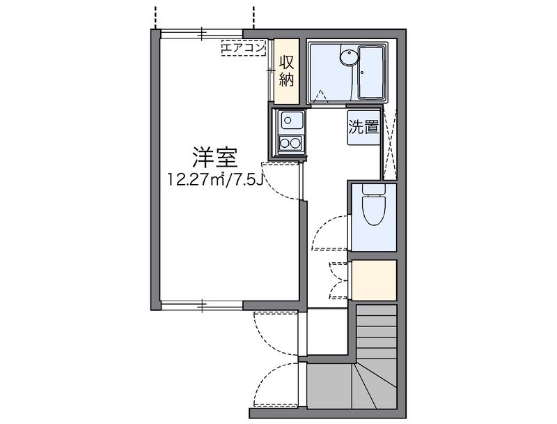 レオネクストあたご 間取図