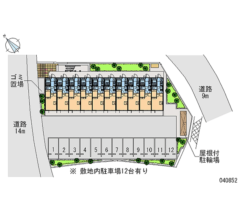 40852 Monthly parking lot