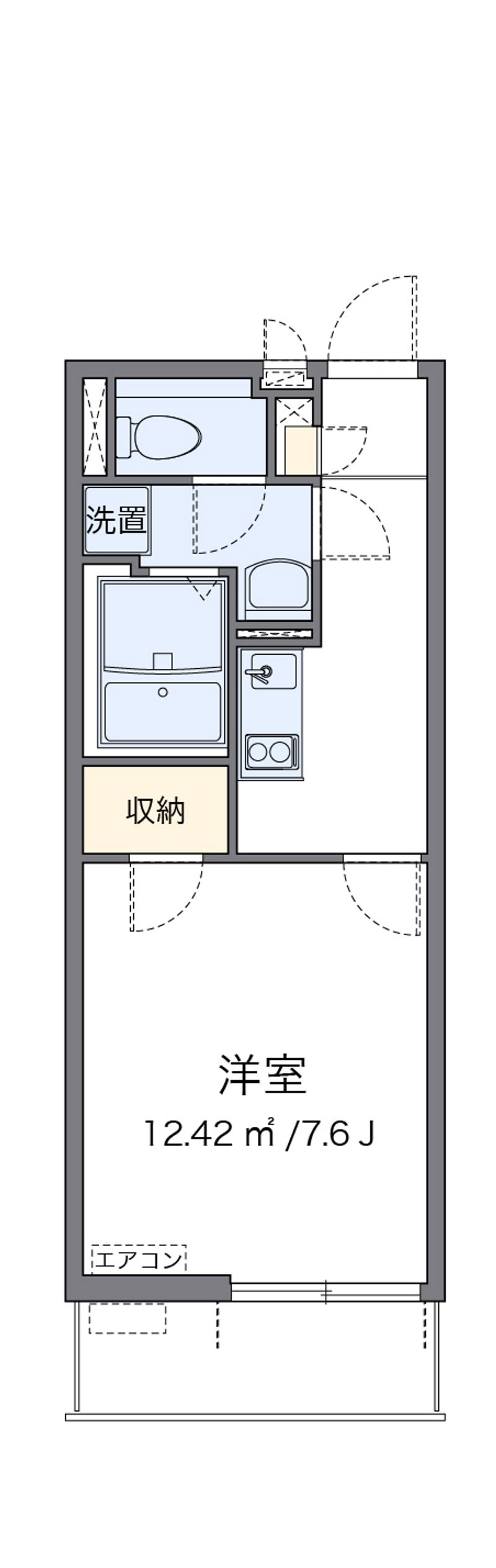 クレイノ氷川の杜 間取図