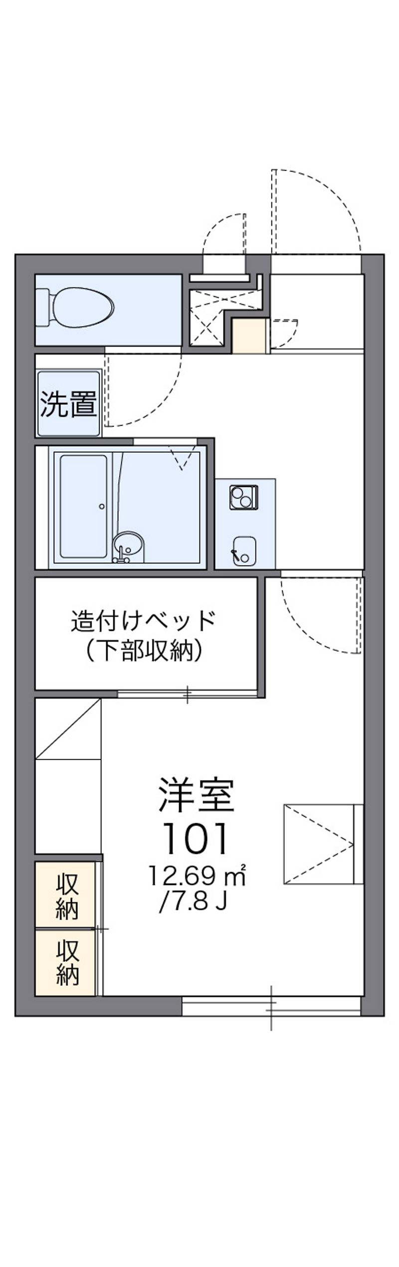 レオパレスＪＯＹ 間取図