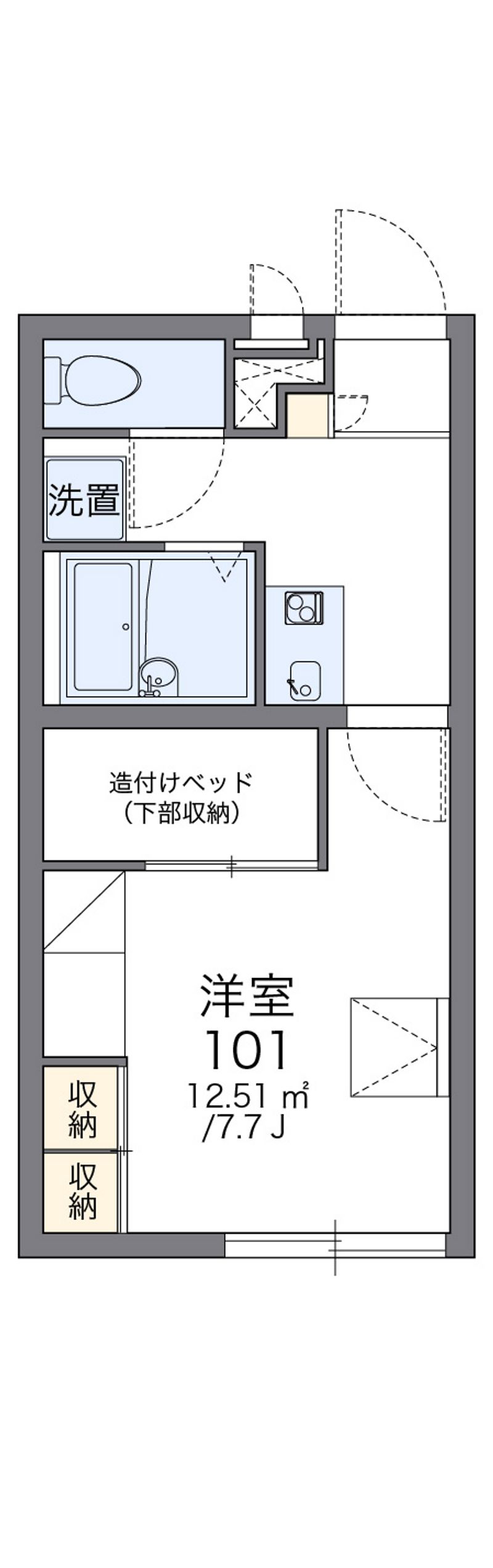 レオパレスｆｅｌｉｃｅⅢ 間取図
