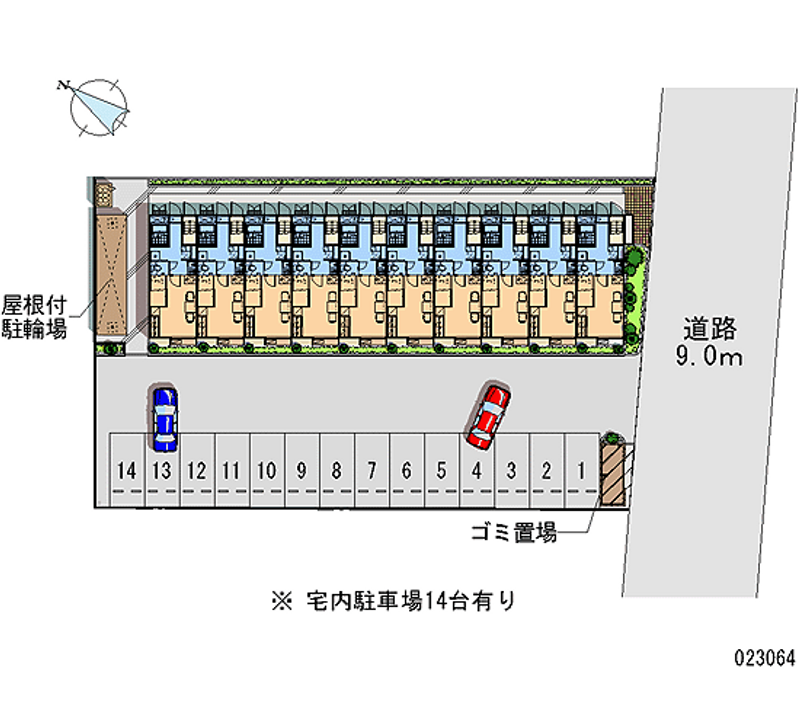 レオパレスＨＩＤＥ　２７ 月極駐車場