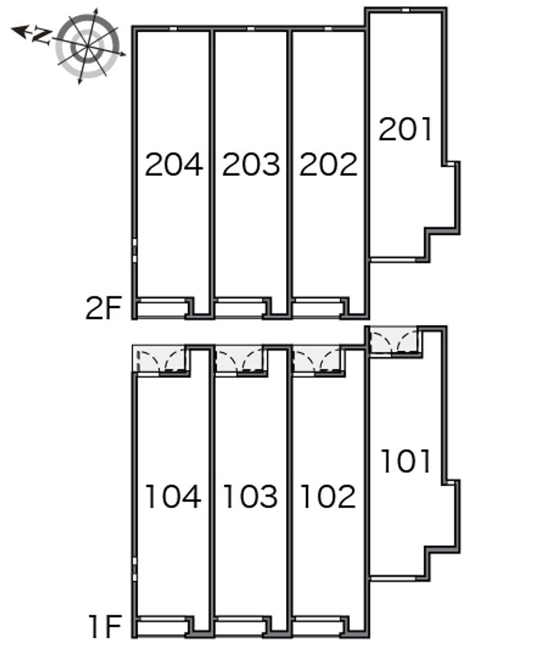 クレイノソルジェンテ 間取配置図