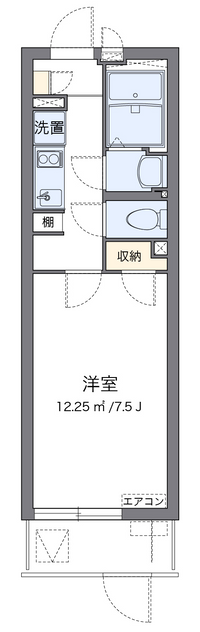 クレイノウィングコート川崎 間取り図