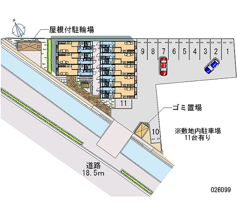 レオパレスＳｕｎｎｙＨｏｍｅｓ 月極駐車場