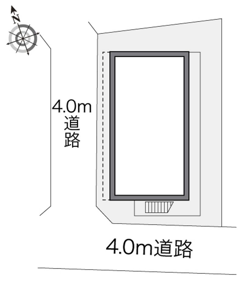 レオパレス小倉 配置図