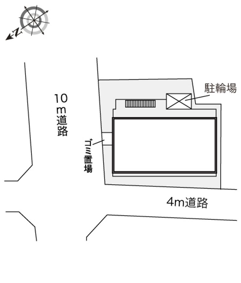 レオパレスウィル鳴尾 配置図
