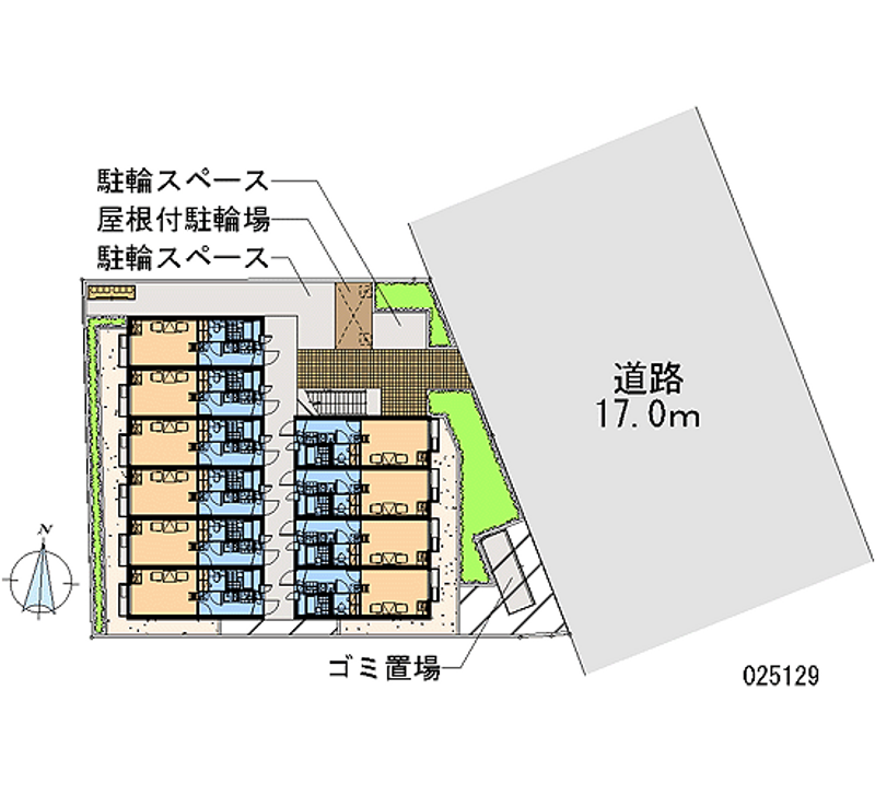 レオパレスフェイバーフィールド 区画図