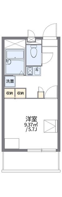 レオパレスルーメン 間取り図